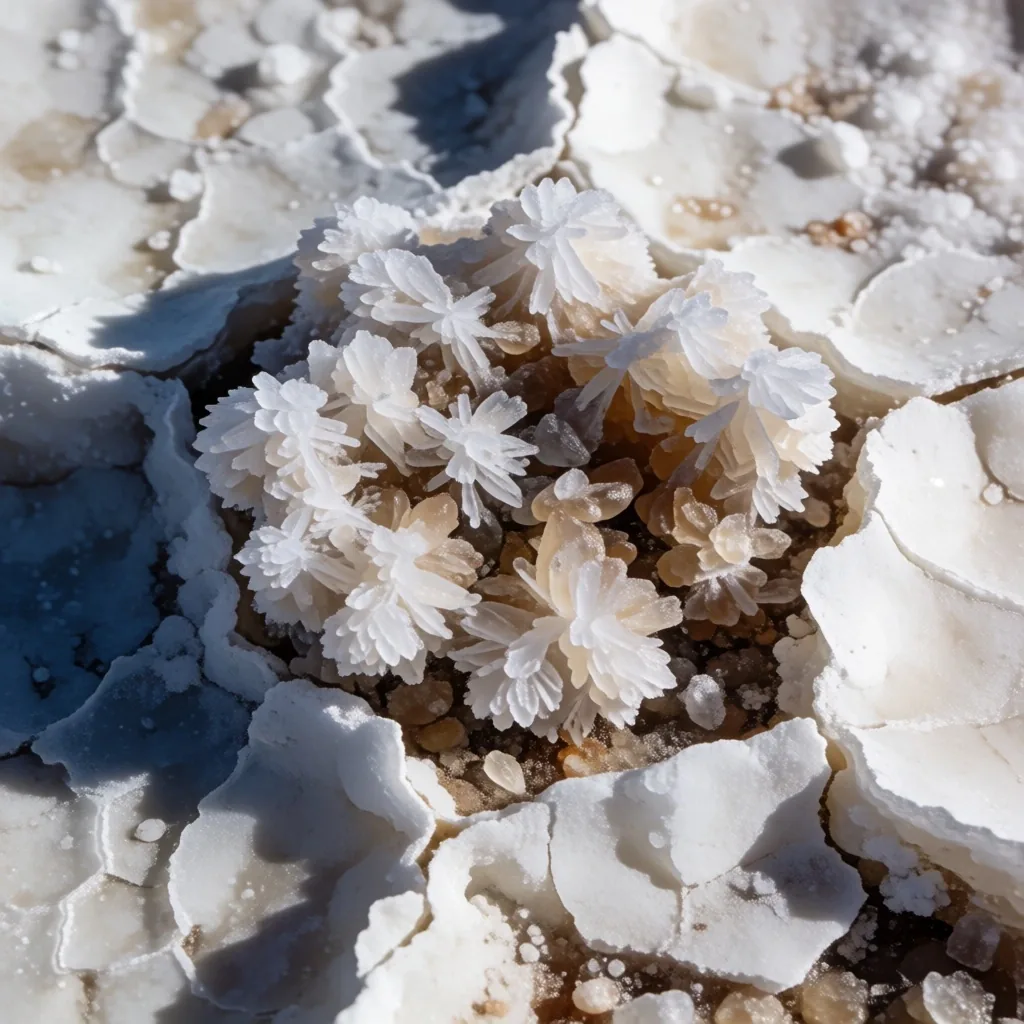 Textura de salar litífero