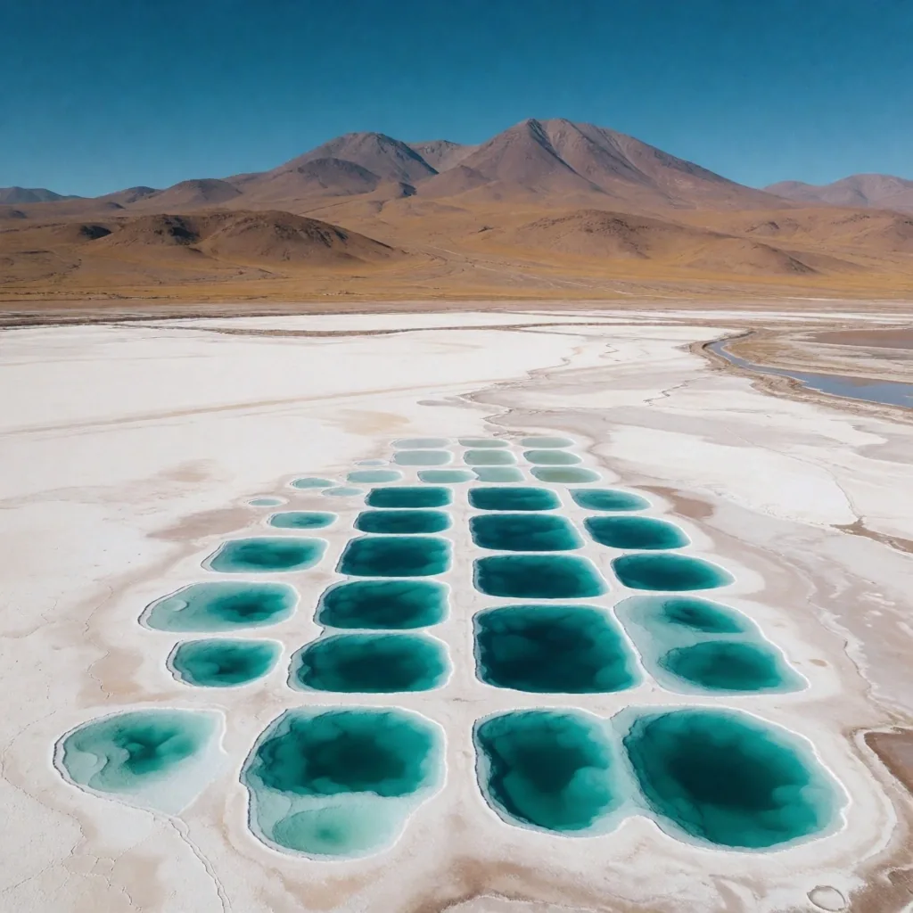 Salares de la Puna argentina para extracción de litio